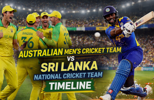 Sri Lanka National Cricket Team Vs Australian Men's Cricket Team Timeline