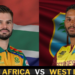 West Indies Cricket Team Vs South Africa National Cricket Team Timeline