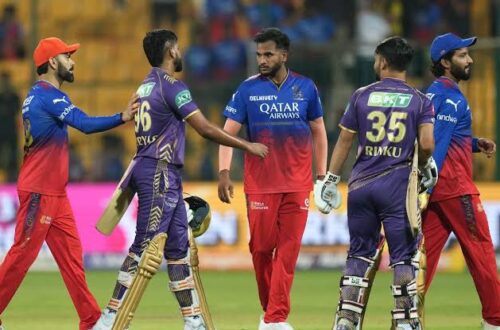 Royal Challengers Bengaluru Vs Kolkata Knight Riders Stats